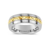 Snubní ocelový prsten pro muže a ženy KMR10006