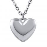 Dámský náhrdelník z chirurgické oceli se srdcem