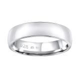 Snubní støíbrný prsten POESIA v provedení bez kamene pro muže i ženy