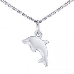 Støíbrný náhrdelník delfín Aky 40 + 5 cm - zvìtšit obrázek