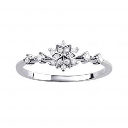 St��brn� prsten vlo�ka Elsa s Brilliance Zirconia