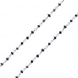 Støíbrný náhrdelník s pravým èerným opálem Arika - zvìtšit obrázek