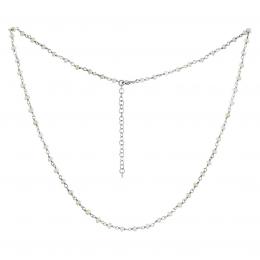 Støíbrný náhrdelník s pøírodními bílými perlami Arika - zvìtšit obrázek