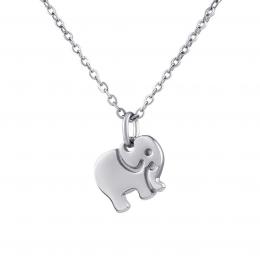 Støíbrný náhrdelník slon Amon