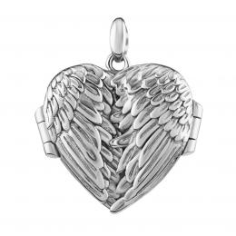 Støíbrný pøívìsek Yulian medailonek ve tvaru srdce - zvìtšit obrázek