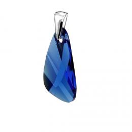 Støíbrný pøívìsek Wing 23mm Capri Blue se Swarovski® Crystals - zvìtšit obrázek