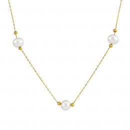 Zlatý náhrdelník Rosemary s pravými perlami - zvìtšit obrázek
