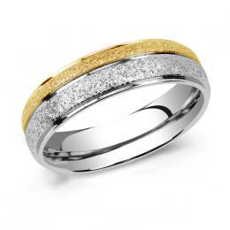 Snubní ocelový prsten FLERS