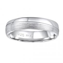 Snubní støíbrný prsten GLAMIS v provedení bez kamene pro muže i ženy