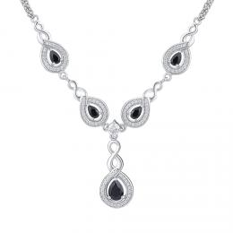 Luxusní støíbrný náhrdelník